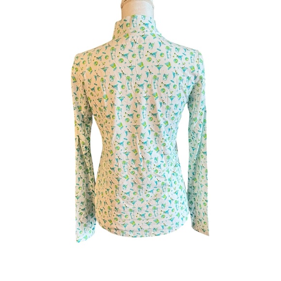SanSoleil Kapalua Long Sleeve 1/4 Zip up 50+ Martini Small - Picture 3 of 7